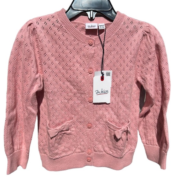 BluKids - Eyelet cardigan - Blush - 18-24 months - Picture 2 of 7